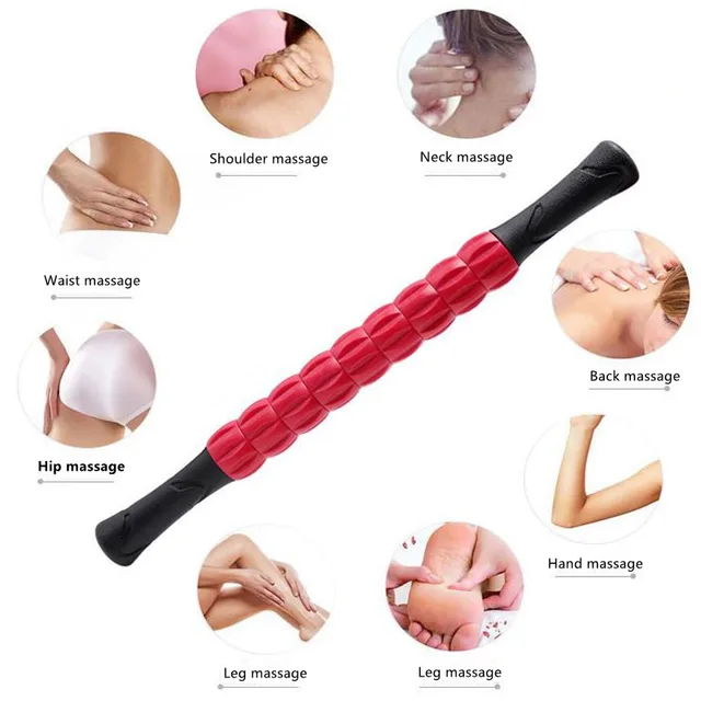 9-Wheel Massage Roller for Full-Body Relaxation and Muscle Recovery