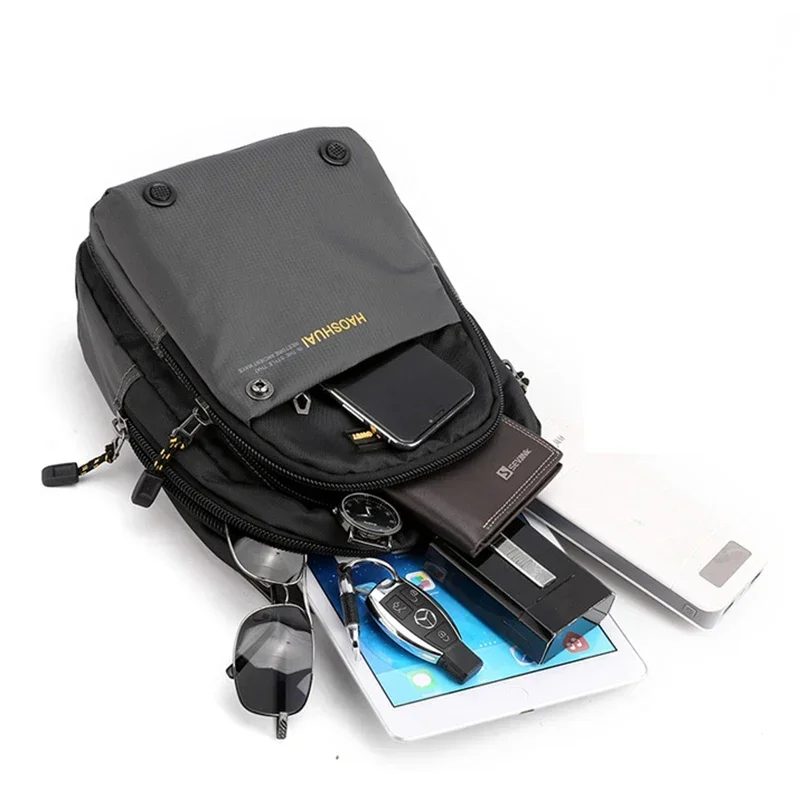 Nylon Multi Functional Casual Backpack for Men