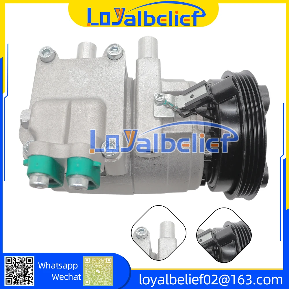 2001-2005년형 현대 엑센트 L4 1.6L HS15용 AC 컴프레서 및 클러치 (97701-25100, 97504-1C100, 97701-22003, 9770125100, 9770122003)