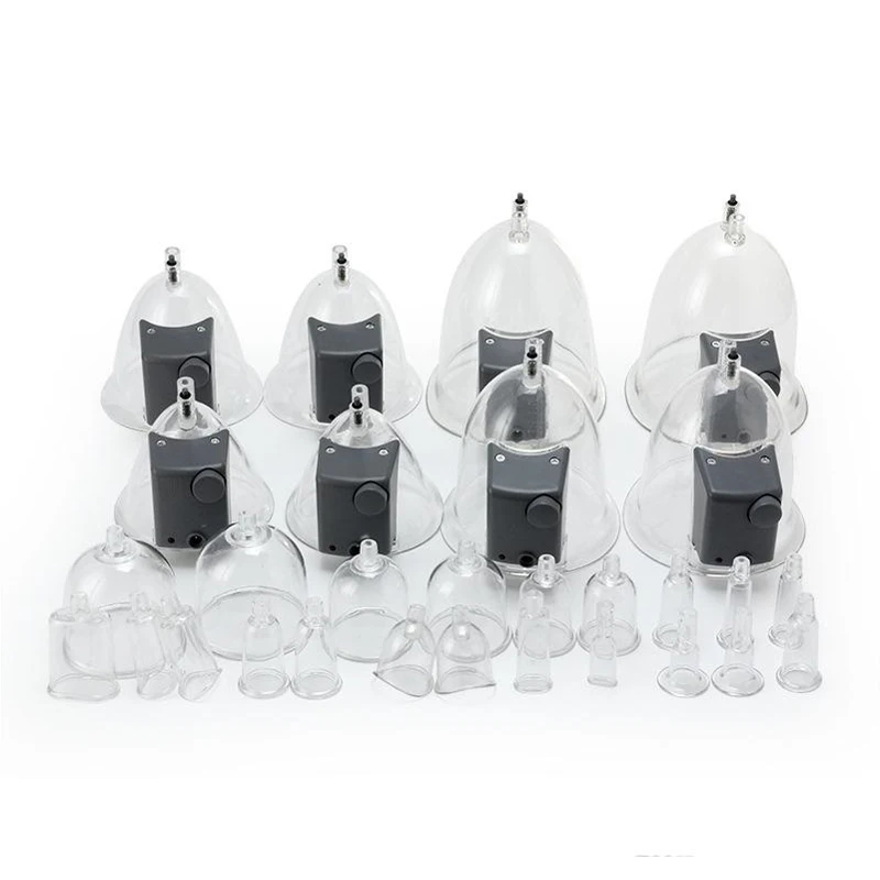 Portable Vacuum Buttock Lifting Suction 32 Cups Massager Fast breast Enlargement Machine For Breast Augmentation