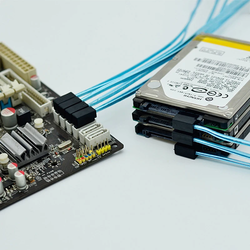 

Sata 3.0 Data Cable SATA III SATA 3 Cable Right Left Up Down Angle 90 Degree 10 -100cm Straight To 6GBs Black Elbow 10CM~200CM