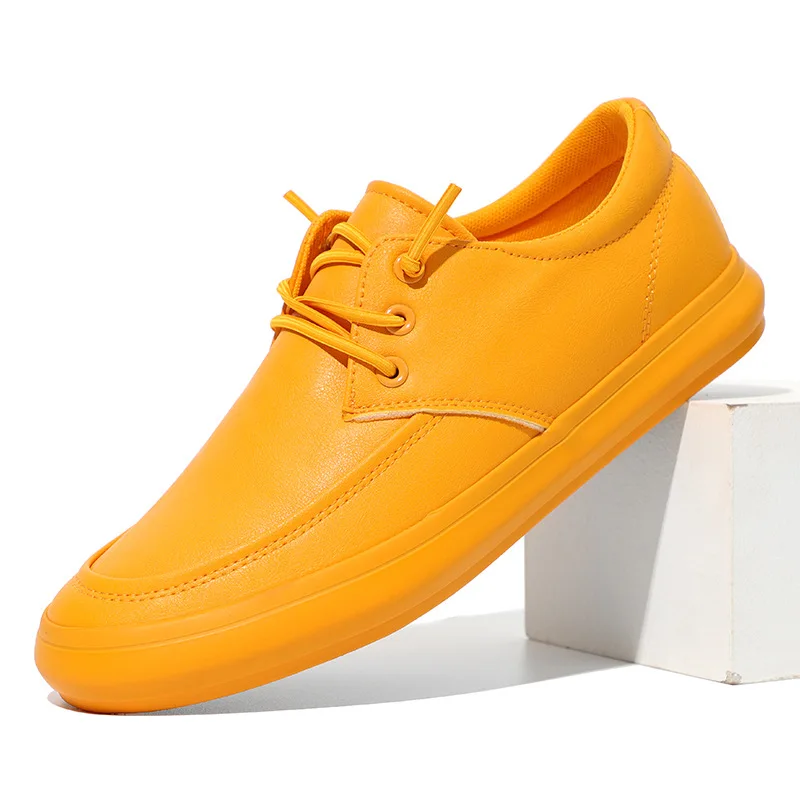 Men's Leather Shoes Low-top Shoes Casual British Pedal Men's Spring Autumn Business Boots Tide BD22432