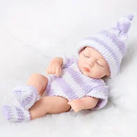 Mini 7 Inch Reborn Doll  Sleeping Baby Doll 19cm Born Dolls Baby Toys ,The Best Gift for Girls. 6