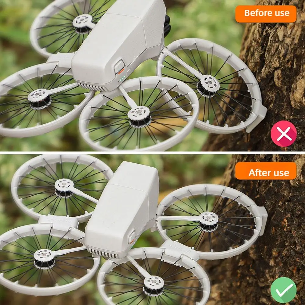 DJI 플립 쇼크 업소버 고정 버클, 드론 흔들림 방지 및 충돌 방지 업소버 빠른 분해 액세서리 1세트