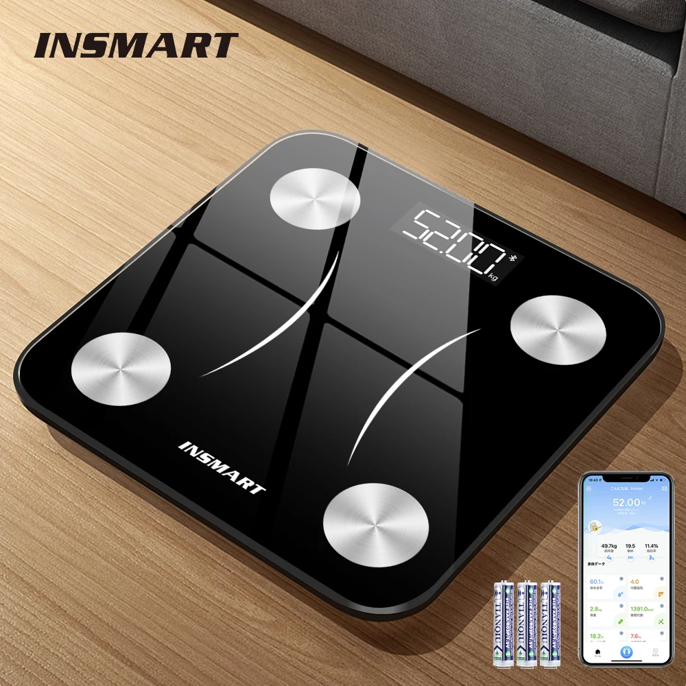 Electronic Scale Weight Scale Body Fat Scale Smart Wireless Digital Weight Scale Body Composition Analyzer With Smartphone App Bluetooth-compatible