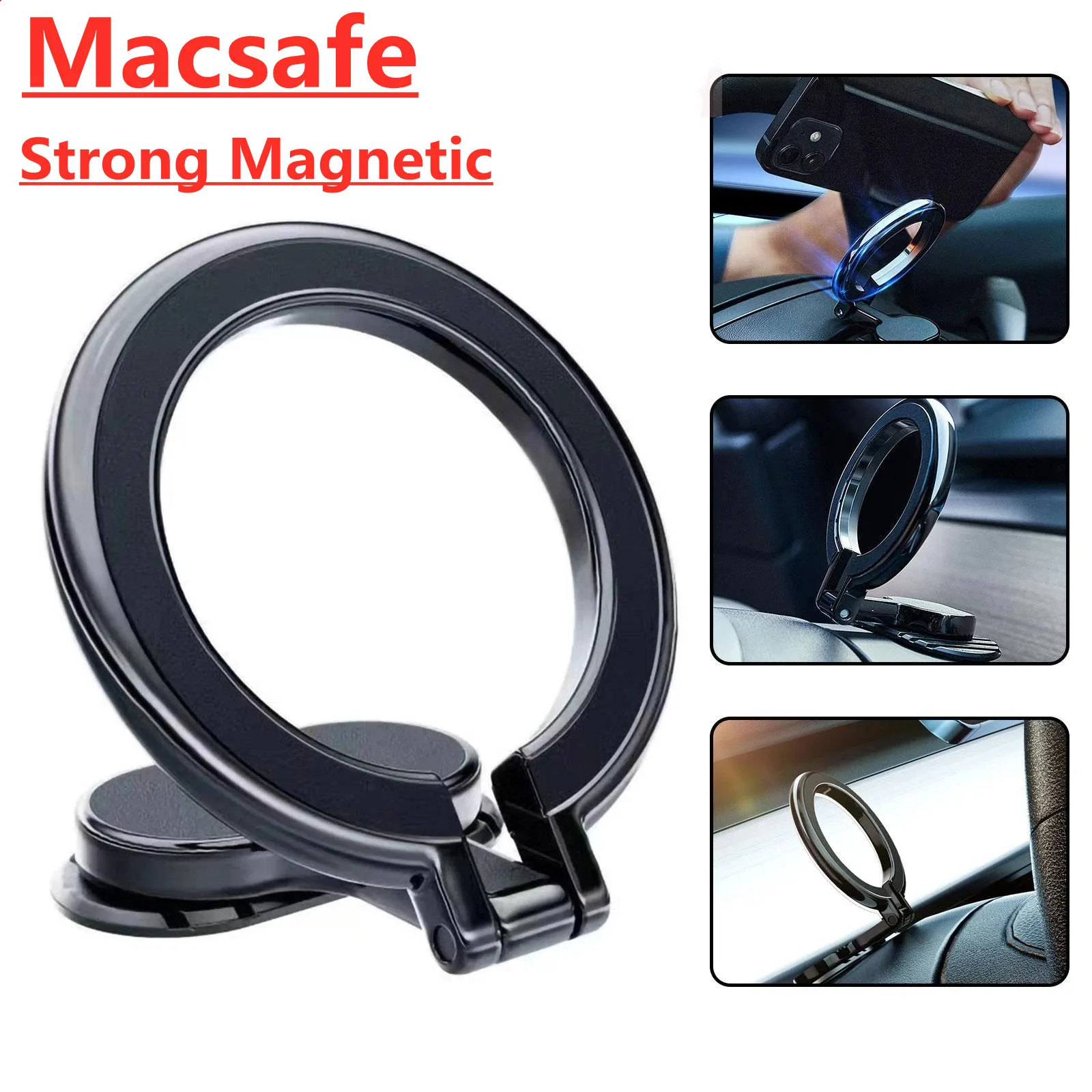 Magnetic-Car-Phone-Holder-Magnet-Smartphone-Support-GPS-Foldable-Phone ...