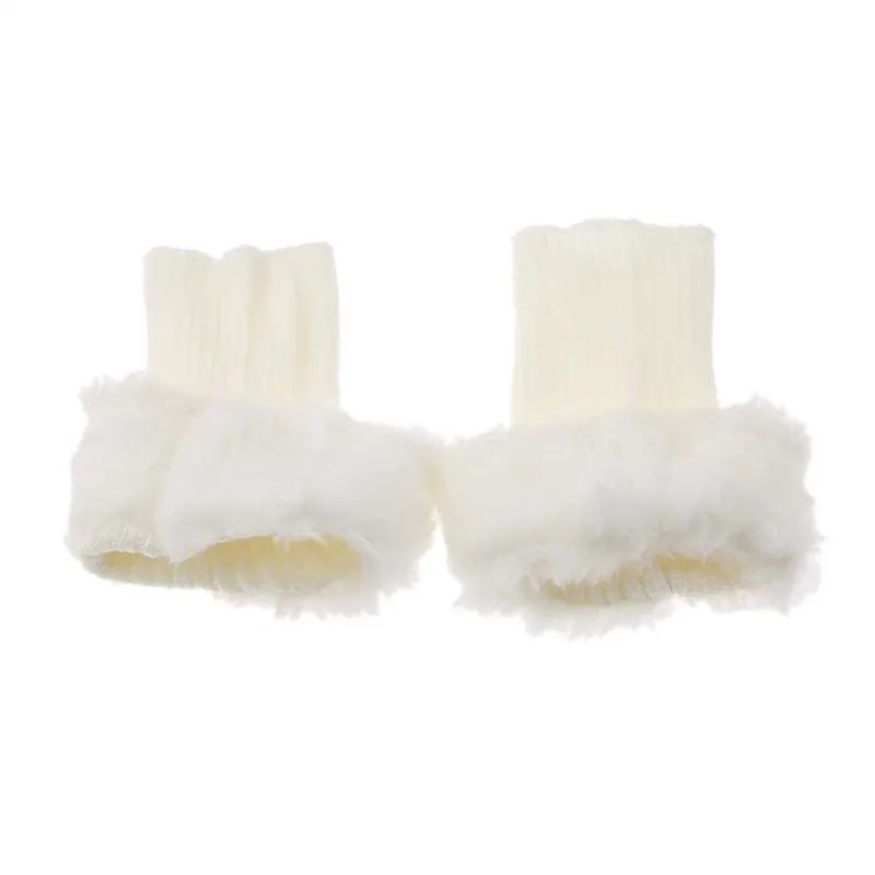 Description Picture 5 of item1 Pair Women Leg Warmers High Quality Winter Lady Protection Socks Short Soft and Comfortable Cold-proof Female Boots Cover