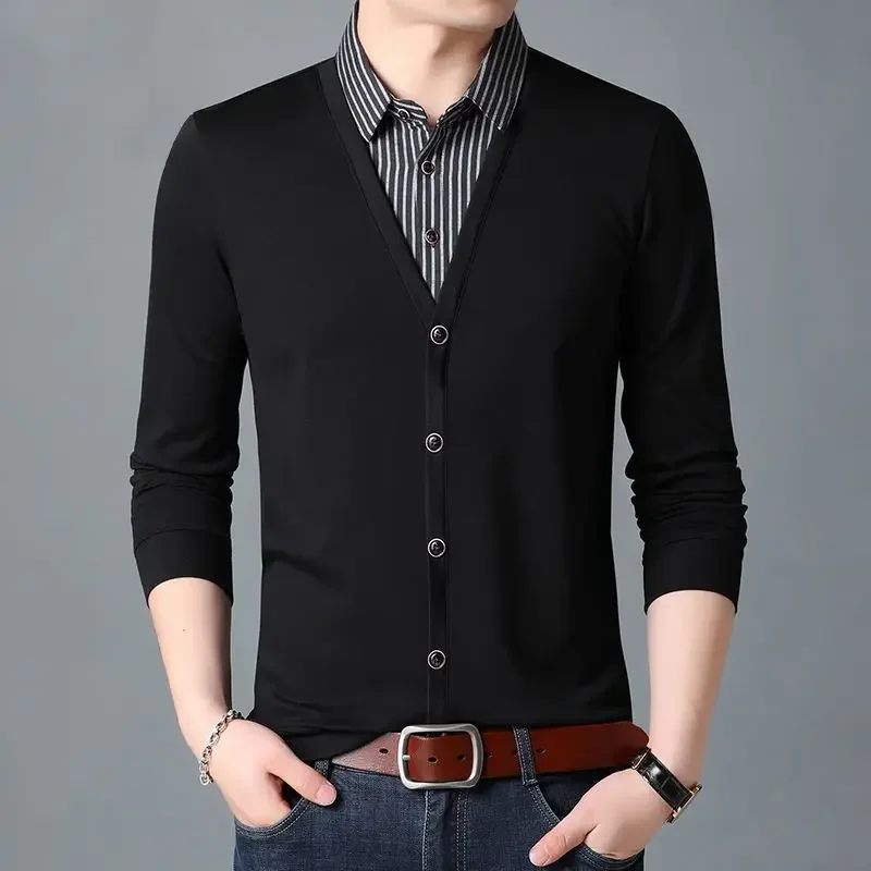 Sudaderas de gran tamaño para hombre, manga larga, talla grande, 100℅ algodón, polos para hombre, tops, ropa de corte regular, ofertas, jersey