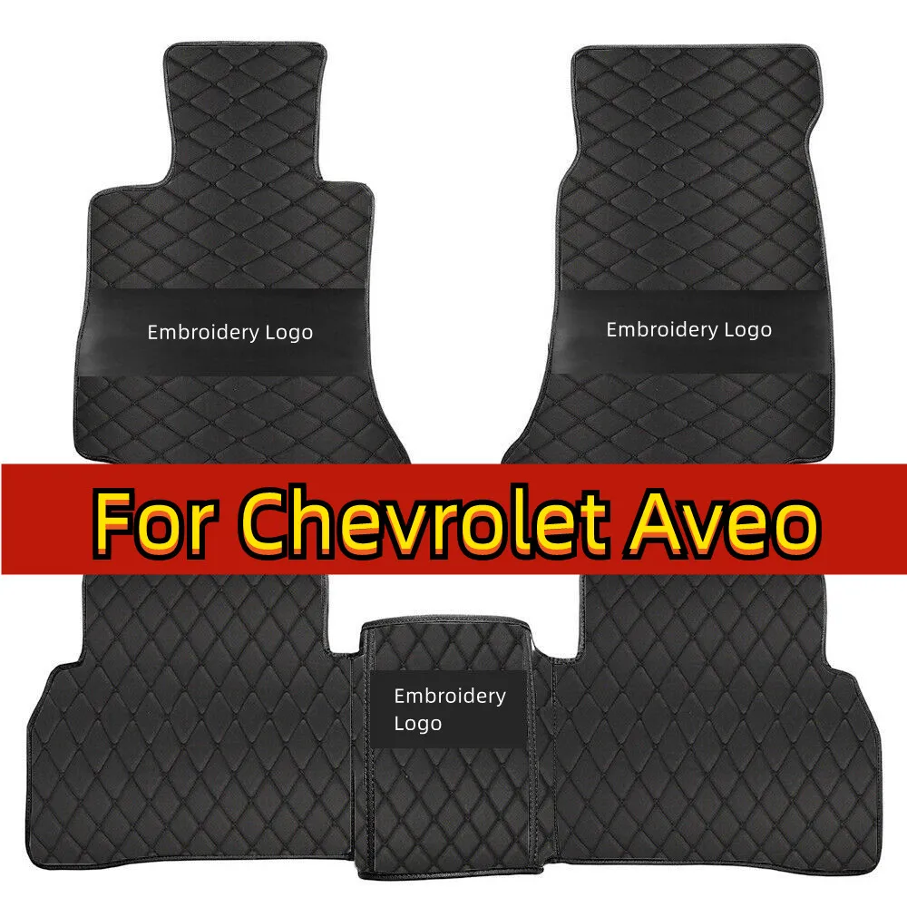 

Car Floor Mats For Chevrolet Aveo MK2 Sonic 2017 2016 2015 2014 2013 2012 2011 Auto Accessories Leather Waterproof Protector