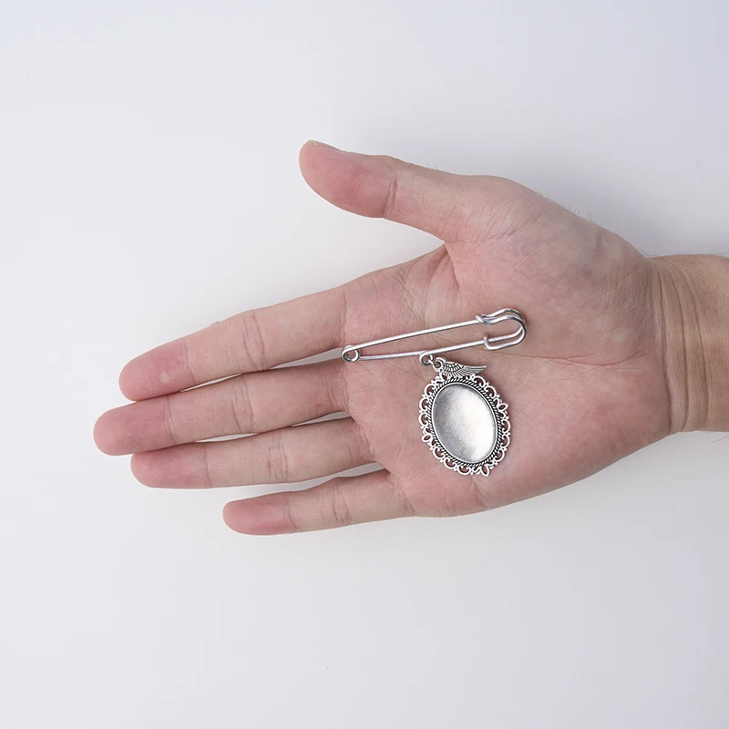 Wedding Boutonniere Oval Bouquet Charm Pin Brooch Pendant Bowknot Photo Frame Charm Wedding Memorial Gift For Bride Groom Jewelr