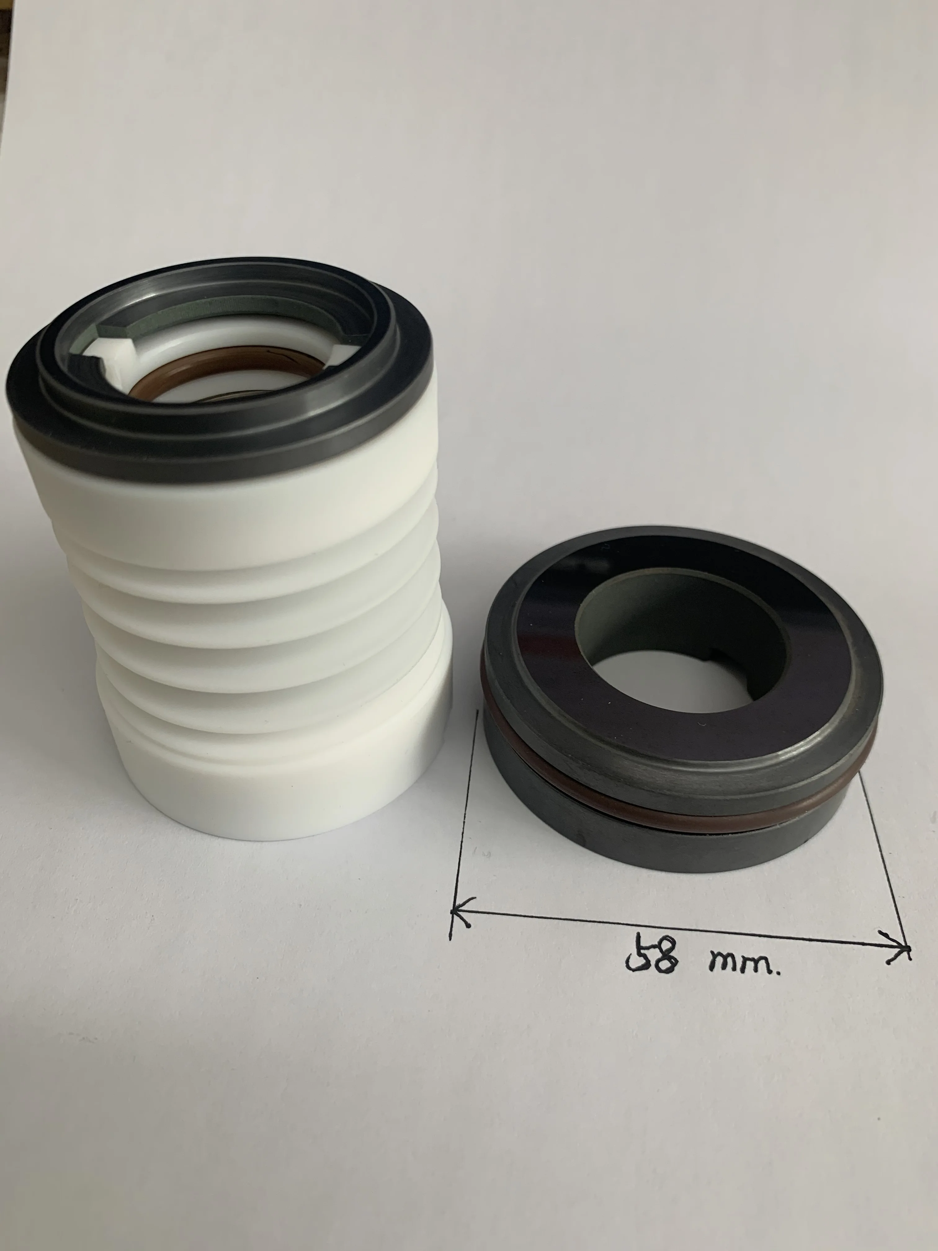 WB3-25 PTFE bellows mechanical seals For KUOBAO Corrosion resistant Chemical Pumps WB3/25 Spare Parts
