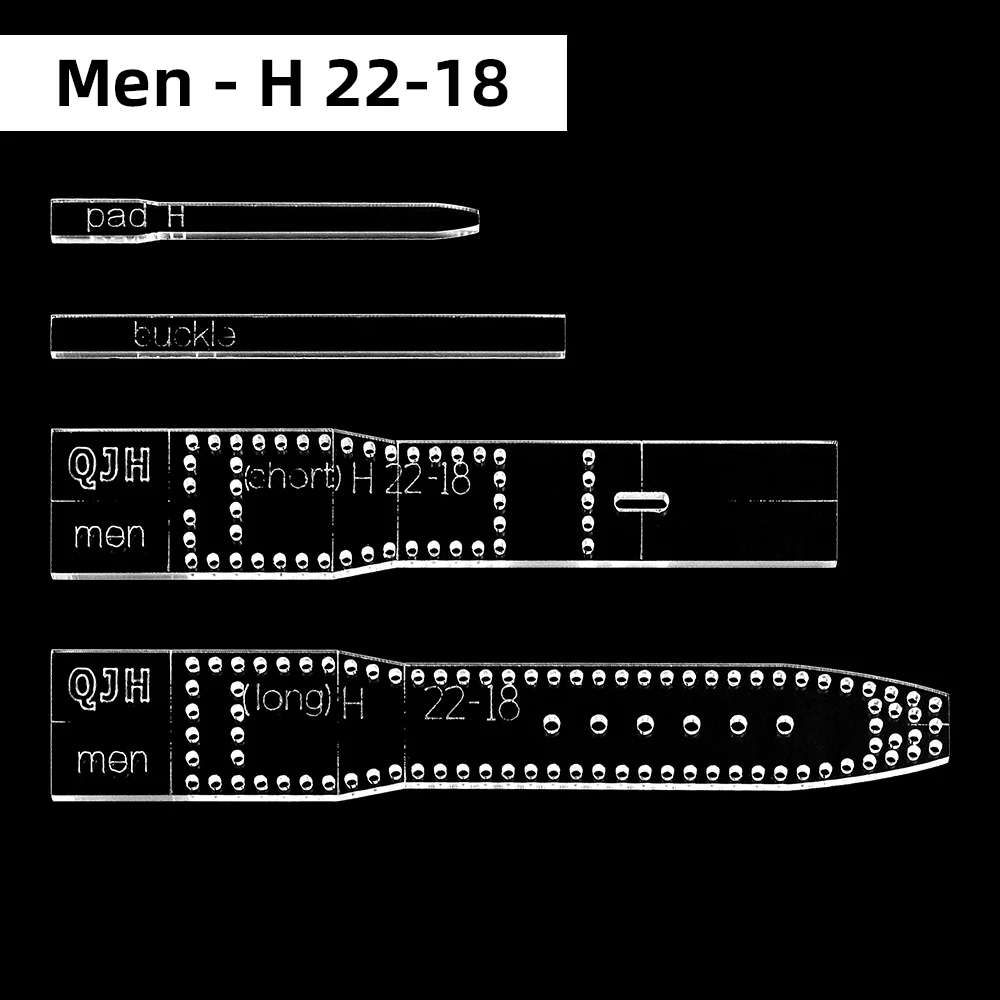 Transparent Acrylic Watch Strap Template - Leather Craft Tool