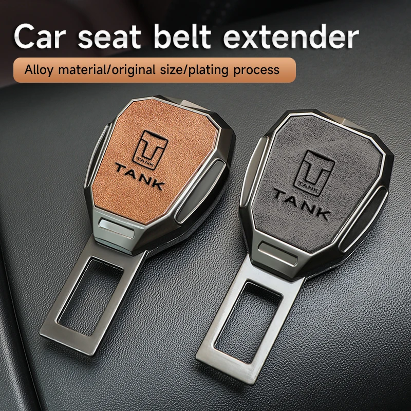 Car Seat Belt Extension Plug Buckle Seatbelt Clip Adjustable Extender For Great Wall GWM Tank 300 City 300 Bord Auto Accessories