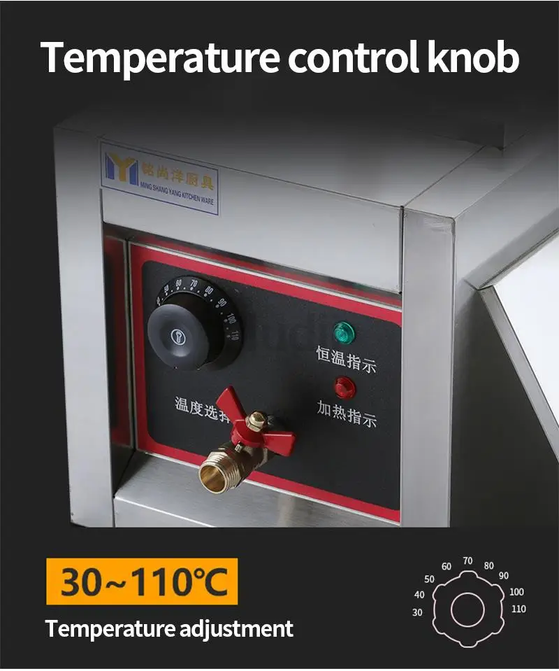 Description Picture 5 of itemCommercial Electric Pasta Cooker Table Top Noodle/Flour Food Stainless Steel Double Baskets Boiler Cooking Stove Machine 2000W