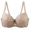 DaiNFang Sexy Floral Push Up Bras Khaki Purple-red Iron-gray Black Gray-blue Reddish-gray CDE Cup Underwear Plus Size Lingerie