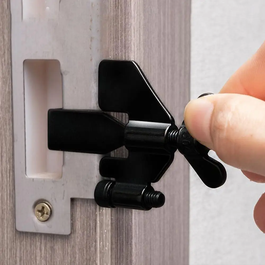 Door Lock Door Latch Portable Hotel Door Lock Live alone Self-Defense Door Stop Travel Anti-theft Stopper Childproof Lock Safety Home Latch