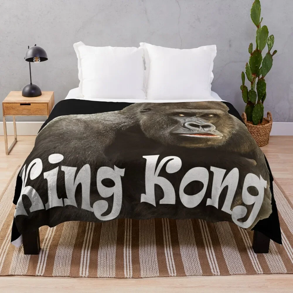 King Kong - King Kong Vecchi Film Gettare Coperta Summer Hairys Stuffeds Designer Coperte