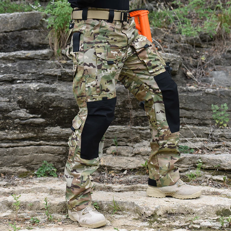 HAN WILD Tactical Cargo Pants Mens Hiking Wear-resistant Military Clothing  Outdoor Cargon Training Trousers Male Multicam Pants - AliExpress