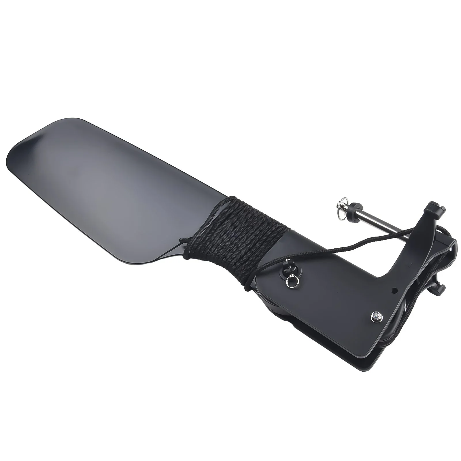

Enhance Your Fishing Boat's Steering With Kayak Canoe Boat Rudder With Pulley, Nylon Material, Full Length*Width 51*12 5CM