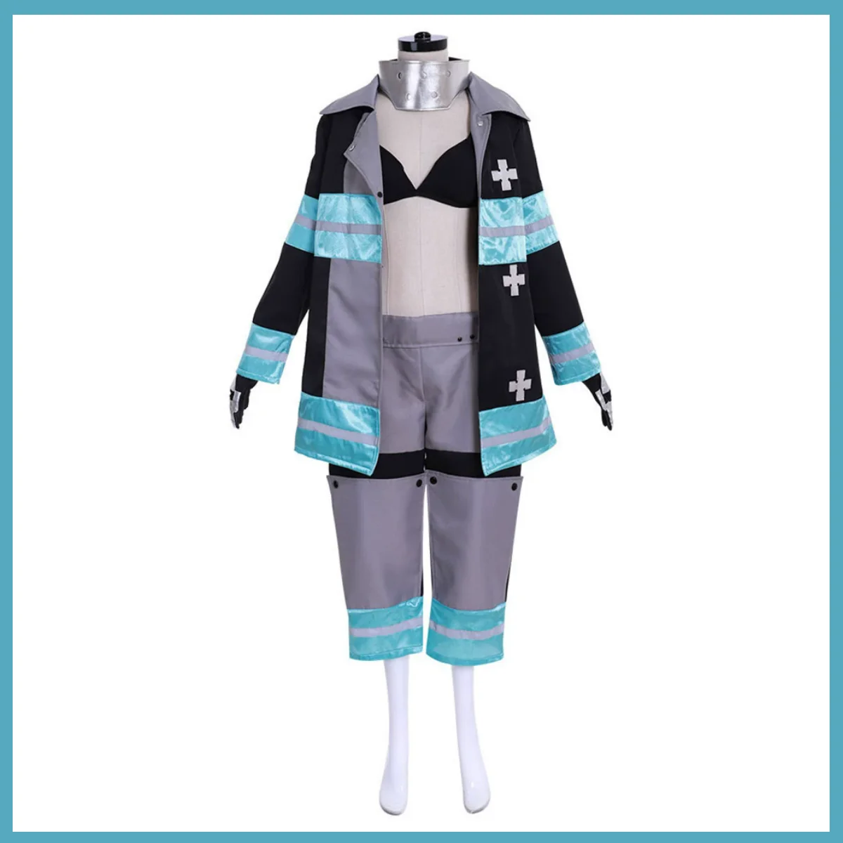 Fire Force Firefighter Uniform Cosplay Costume