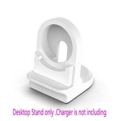Universal USB Dock Charger Stand and Cable Holder (Silicone Stand White)