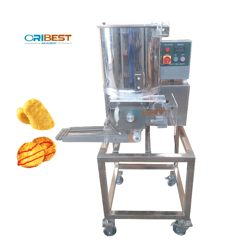 Easy Operation Chicken Nuggets Making Machine/ Hamburger Press Patty Maker 2