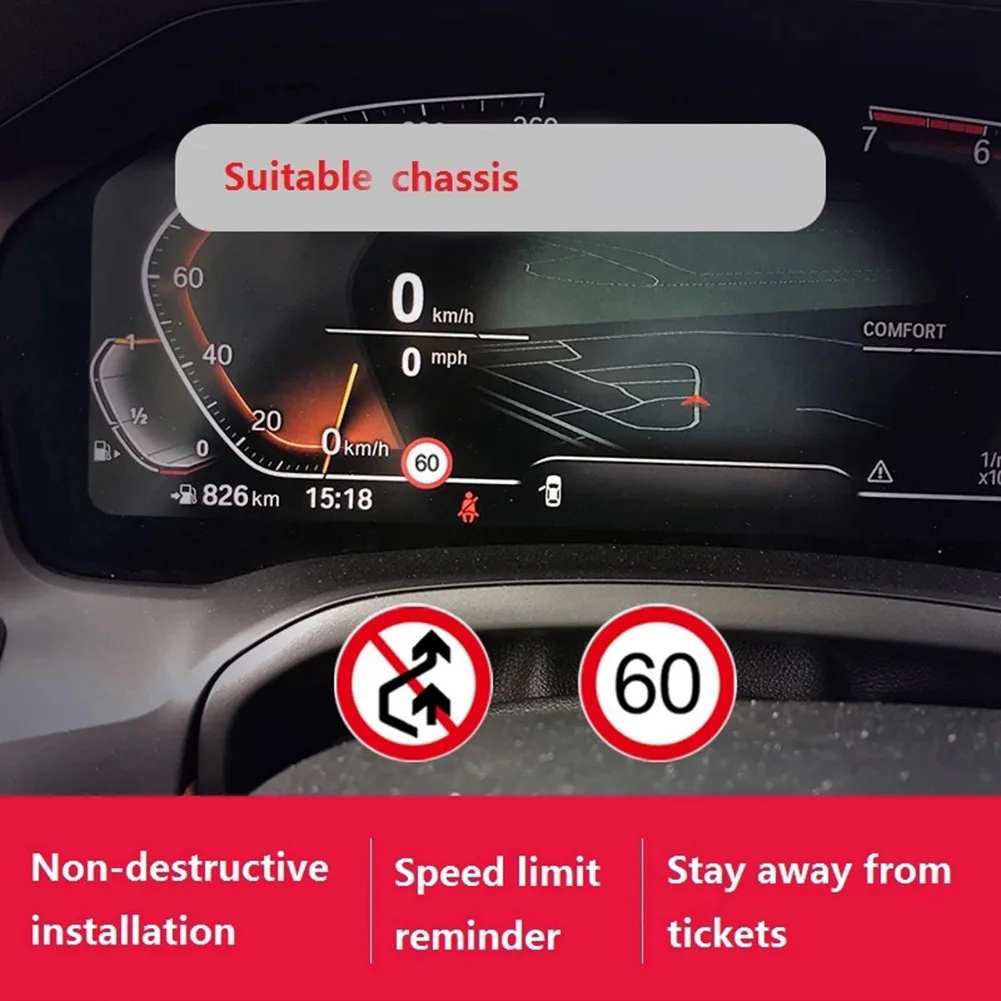 Informazioni Sul Limite Di Velocità Dell'Auto Sli Emulator Display Instrument F/G-Series Chassis Con Nbt Car Addon Per Bmw Mini Cooper