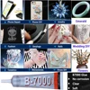 Zhanlida Glue for Phone Speaker Jewelry Adhesive Rhinestones Textile Craft Fabric Cloth Black Transparent Bond T8000 T9000 E7000 5