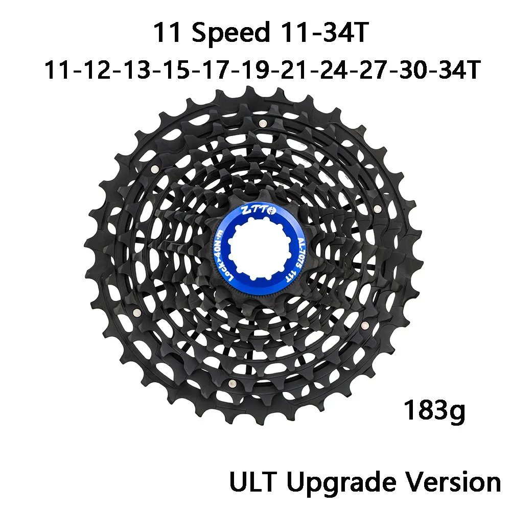 Ztto-超軽量ブラックスプロケットカセット,12スピードカセット