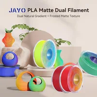 JAYO PLA Matte 3D Filament 1.75MM 4Rolls/set Dual Color PLA Matter Effect 3D Printer Filament 2 In 1 Color 3D Printing Materials - Image 2