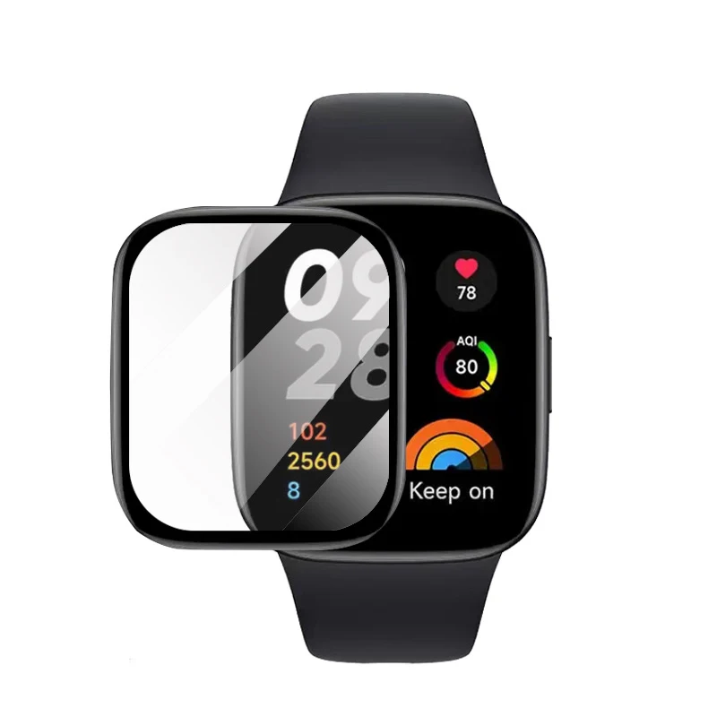 

3D Curved Soft Edge Protective Film Smartwatch Full Cover For Xiaomi Redmi Watch 3 Active Screen Protector Smart Accessories