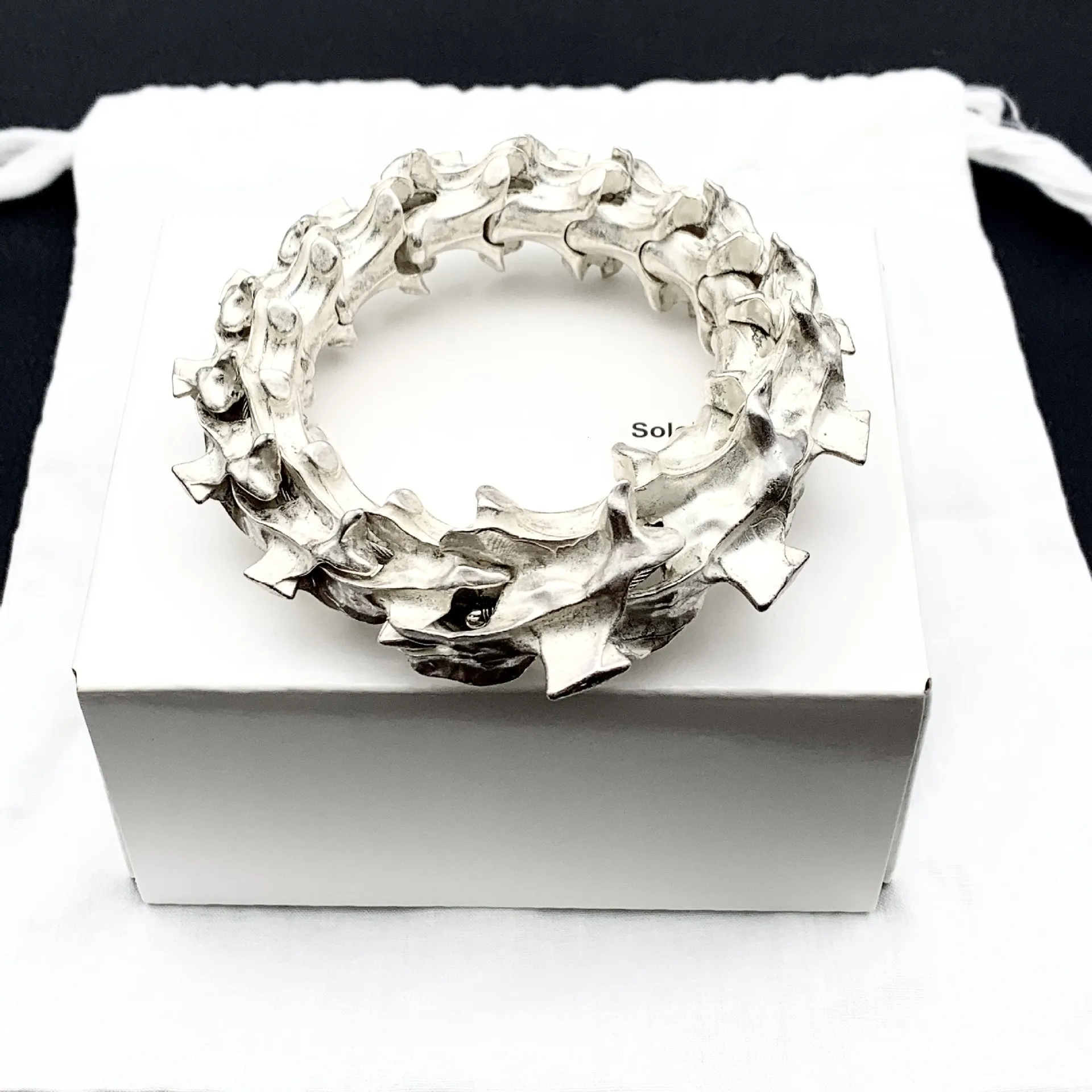 

European and American Personalized Gongxia Guiyu Style Dragon Bone Splicing Bracelet