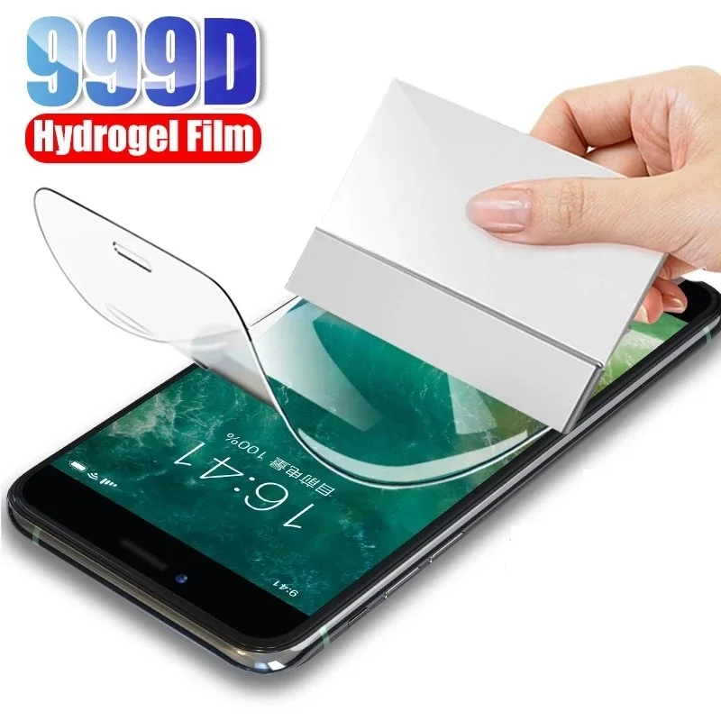 Full Hydrogel Film For iPhone 11 12 13 Pro XS MAX XR Screen Protector
