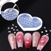 3D Mini Silicone Molds Nail Art Decoration Letter ABC Alphabet Flowers Big Petal Design Acrylic Carving Tools Manicure Jewelry 1