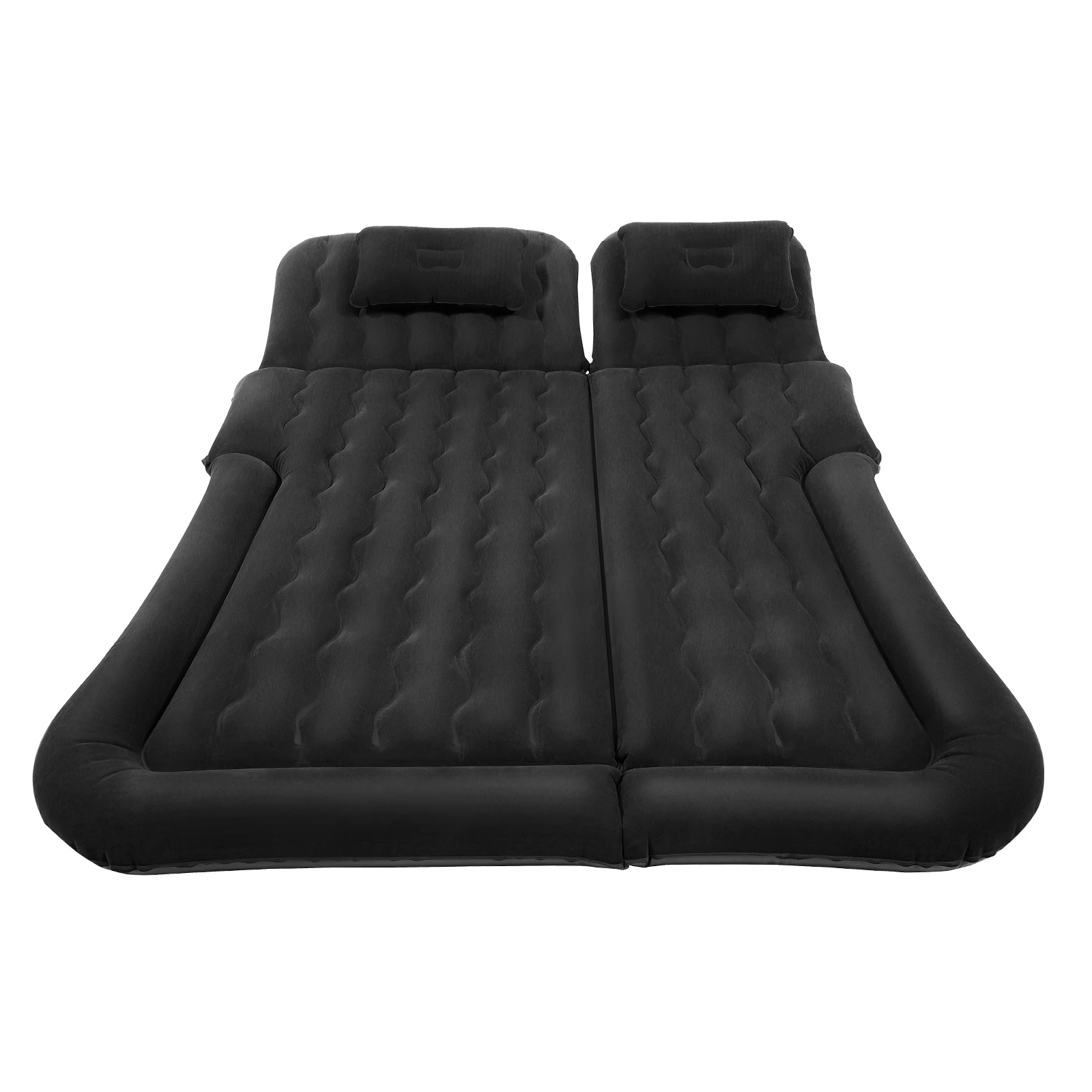 Car Back Seat Universal Foldable Inflatable Bed Mattress Set w/Pump+Pillow 1