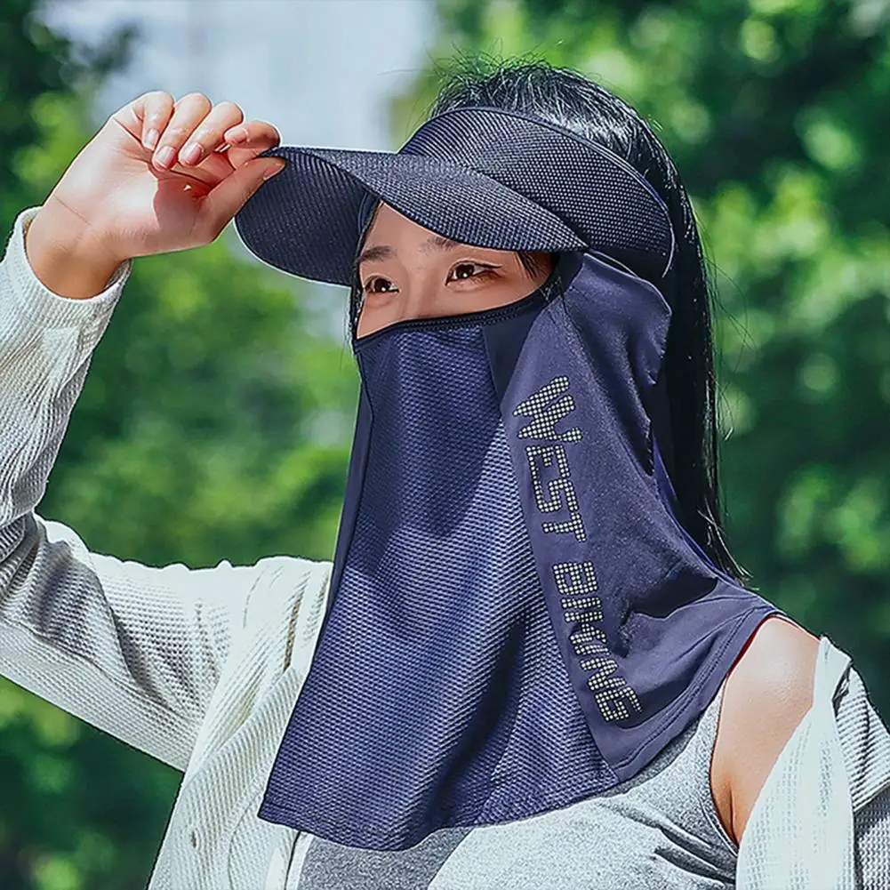 Practical Cycling Headgear  Quick-drying Letter Design Headgear Neck Gaiter  Anti-deformation Headgear Neck Gaiter