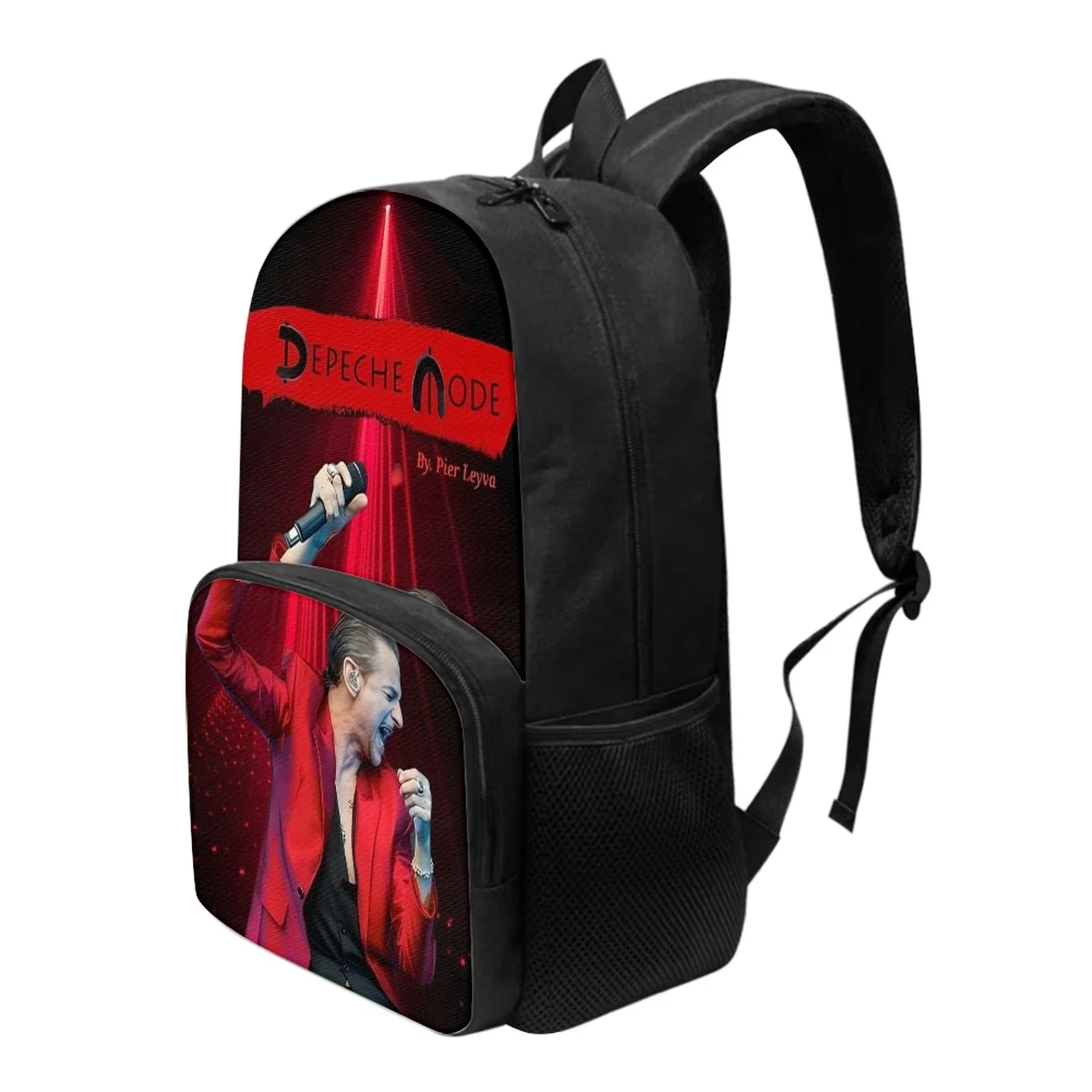 FORUDESIGNS Depeches Band Mode School Backpacks Lightweight Stylish Student Schoolbags Double Zipper Bookbags for Easy Storage