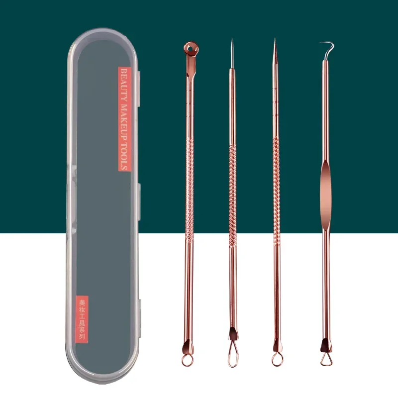 Acne Remover Blackhead Remover Acne Needle Pimples Blackhead Clip Tweezers Comedone Extractor