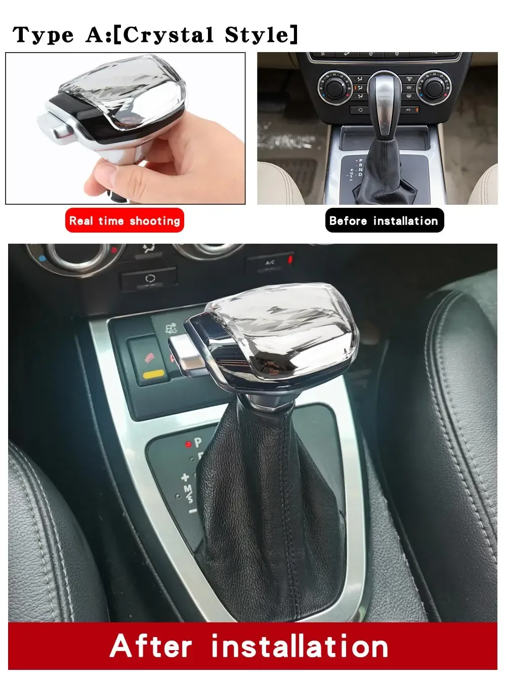 For land rover freelander 2 Gear Shift Knob 2007-2015 Stick Lever Head Gearbox H
