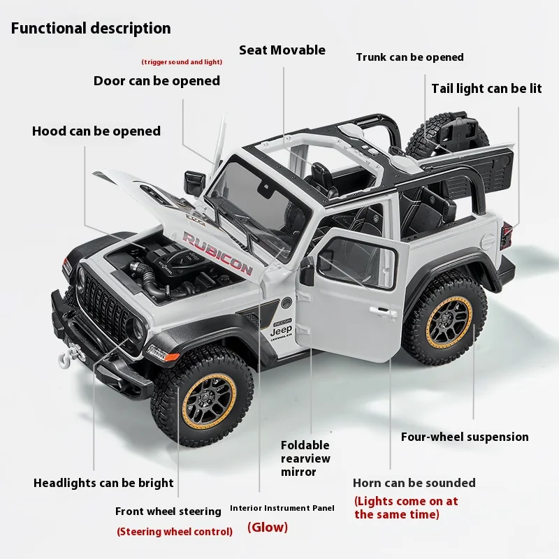 Jeep Wrangler US Army hard-top (Greenlight) 1:43