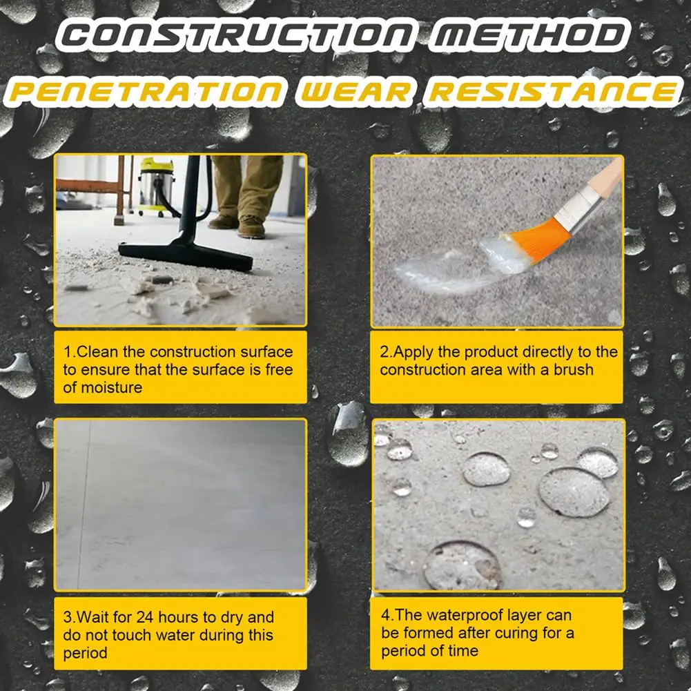 100G Super Strong Waterproof Tape Stop Leaks Colla Trasparente Leak Adesivo Isolante Riparazione Condotto Impermeabile Riparazione N7B2