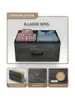 Sorbus Dresser with 6 Faux Wood Drawers - Chest Organizer Unit with Steel Frame Wood Top and Handle Easy Pull Fabric Bin 5