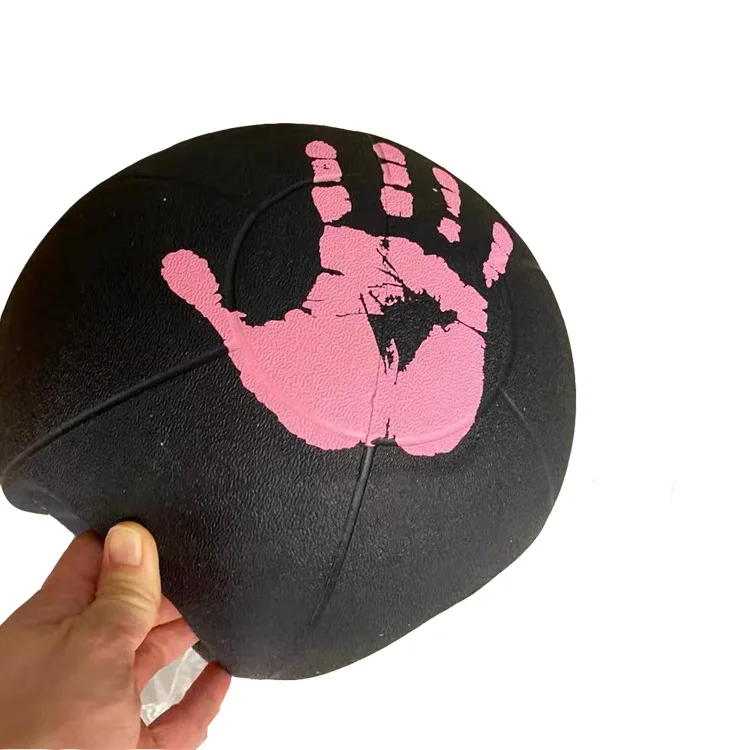 Fitness Rubber Solid Weighted Two Hand Grip 3 Kg Medicine Ball Rebounder