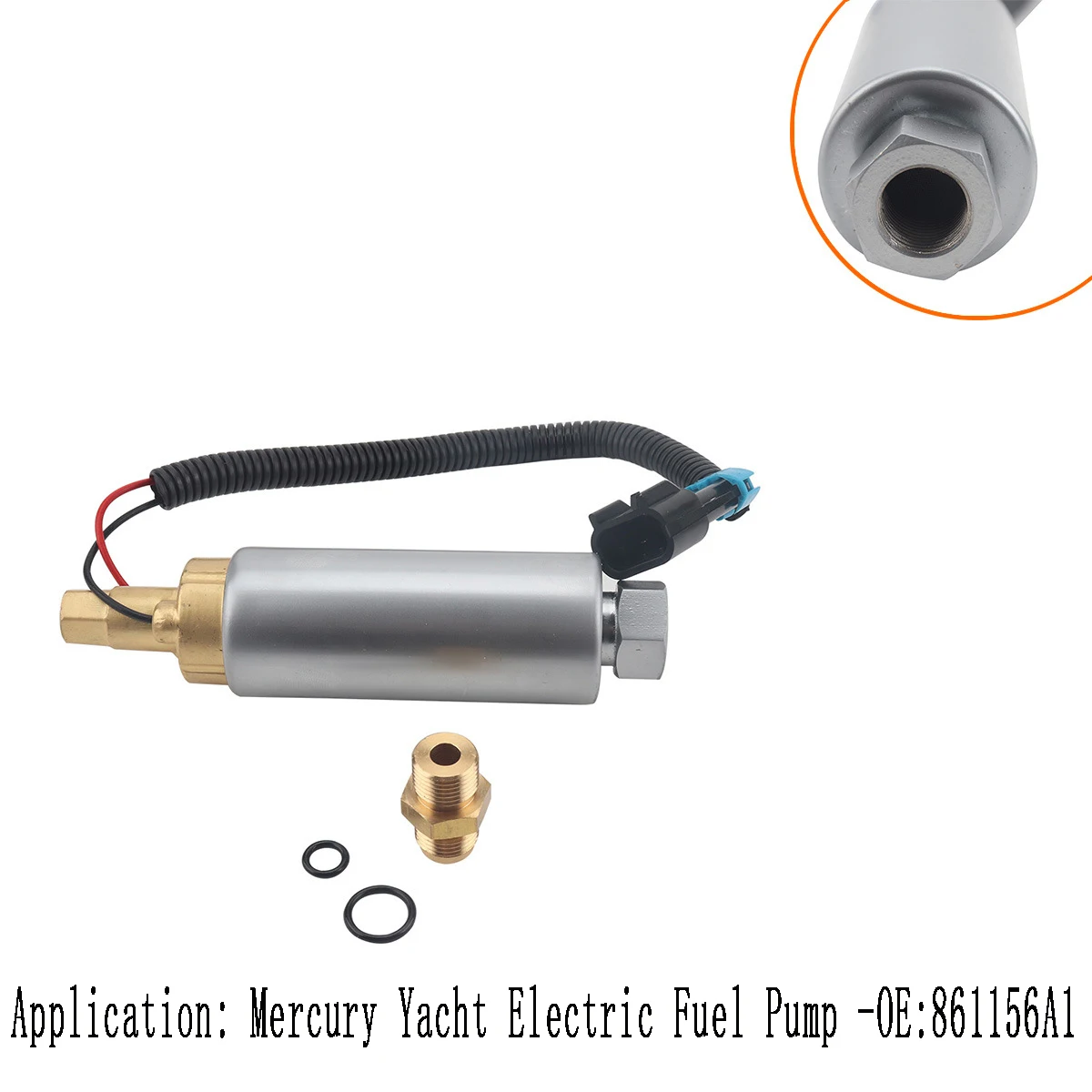 

Application: Mercury Yacht V6 AND V8 305/350, Yacht Accessories, Electric Fuel Pump/Yacht Fuel Pump Pump Core-OE:861156A1