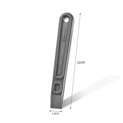 Portable Titanium Alloy Crowbar - Multi - Functional Outdoor Camping EDC Tool (L Stone wash)