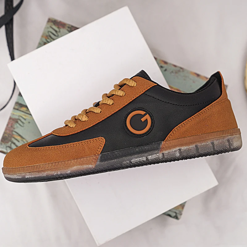 Men's Casual and Comfortable Low-Top Sneakers - Round Toe, Lace-Up Design, Comfortable for All Seasons, Casual Walking Shoes |   Casual Style Sneakers |   Lace-Up Structure