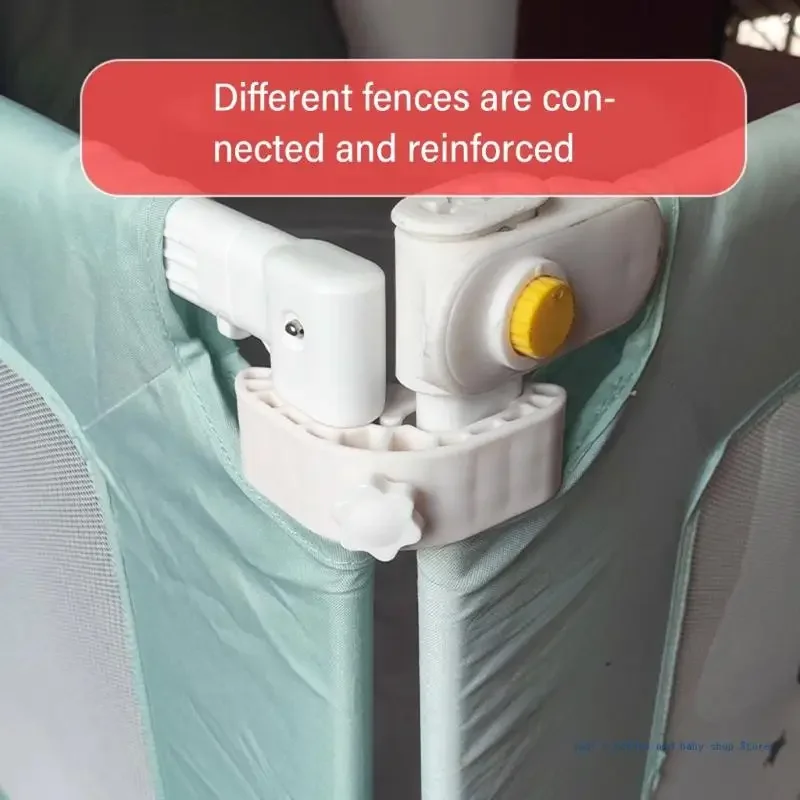 Infant Bed Barrier Clasps Multifunction Crib Guardrails Connection Toddler Crib Reinforcement Brackets Edges Supporting