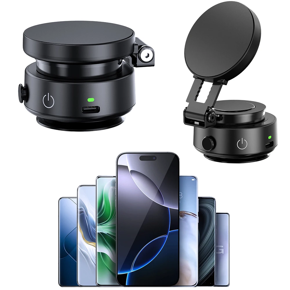 Magsafe 흡착식 내비게이션 스탠드 브래킷 360 ° 회전식 접이형 스마트폰 거치대 (아이폰 12, 13, 14, 15, 16 Pro Max 호환)