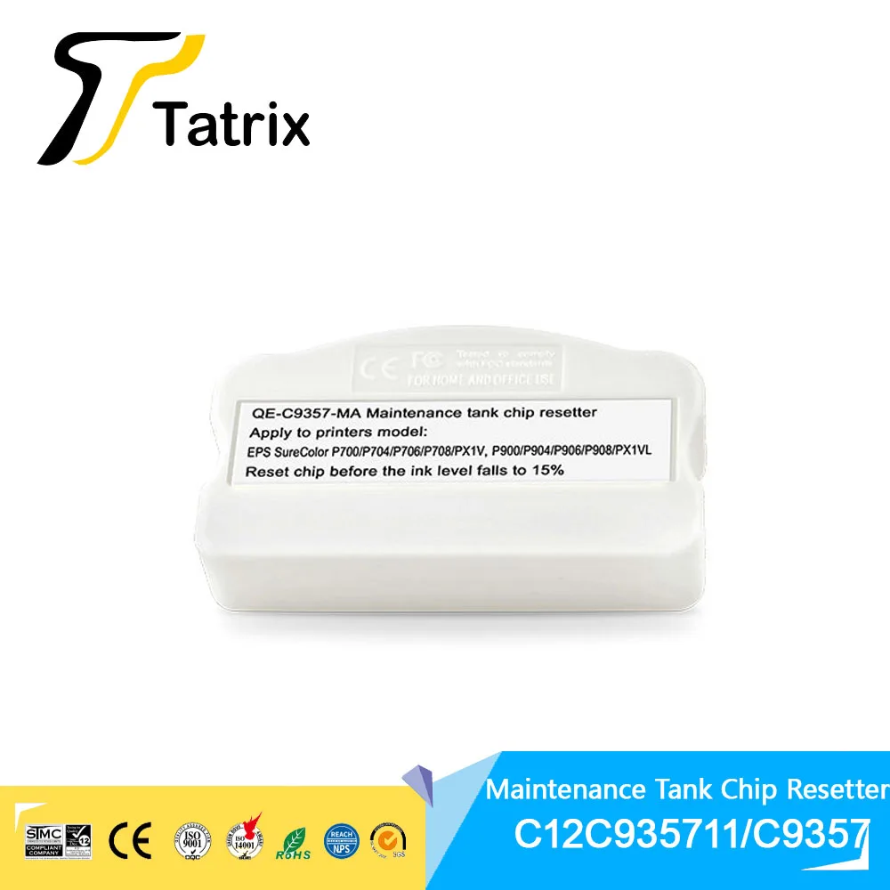 Tatrix C12c935711 Tanque de Manutenção Resetter Chip para Epson P903 P904 P906 Sc-px1v P700 P900 P703 P704 P706 708 P908 Impressora - Imagem 3