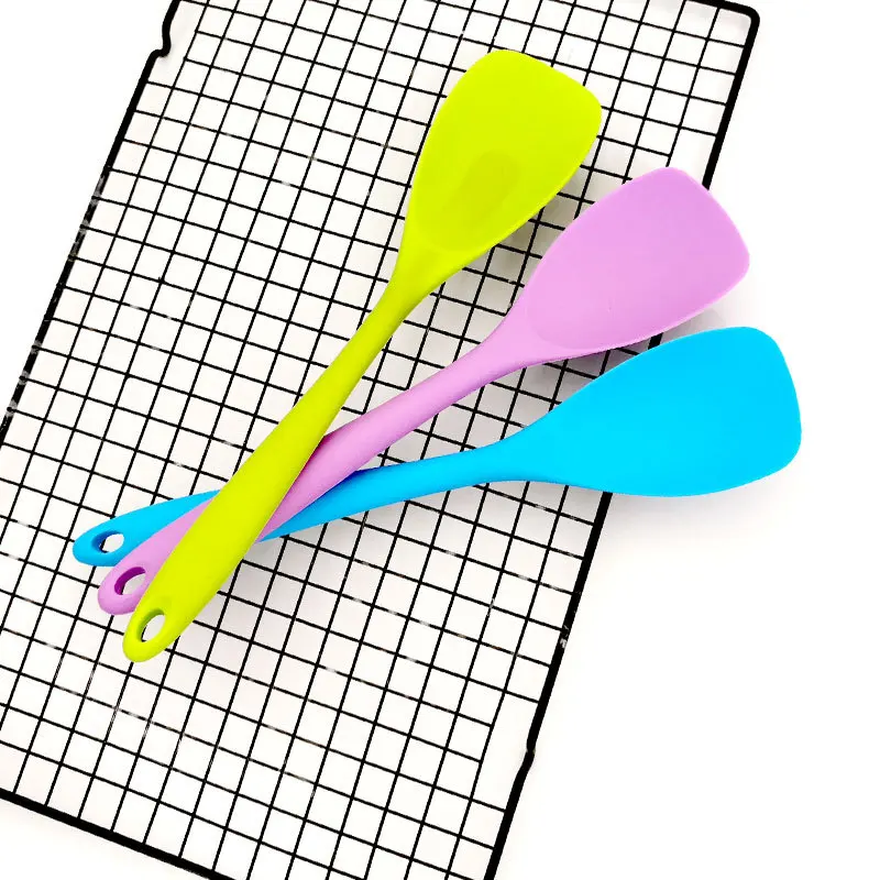 Silicone Shovel 27.8CM Food Grade Non Stick Butter Cooking Silicone Spatula Salad Mixing Scraper Cake Baking Tool Spatula kitchenware accessories